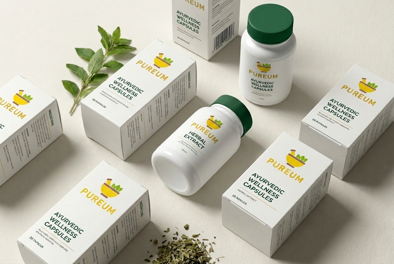 Pureum Premium Clinical Box Mockup